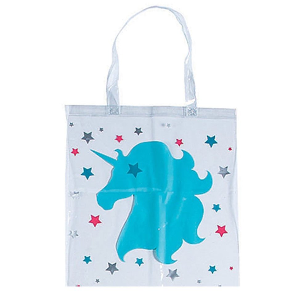 Clear Unicorn Tote Bag